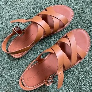 TOMS Sicily Leather Sandal